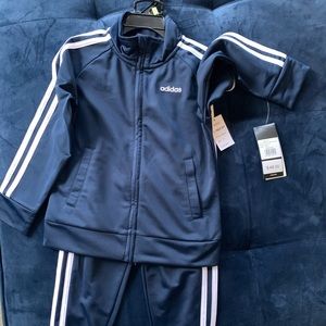 New with tags Adidas track suit for toddler 4T